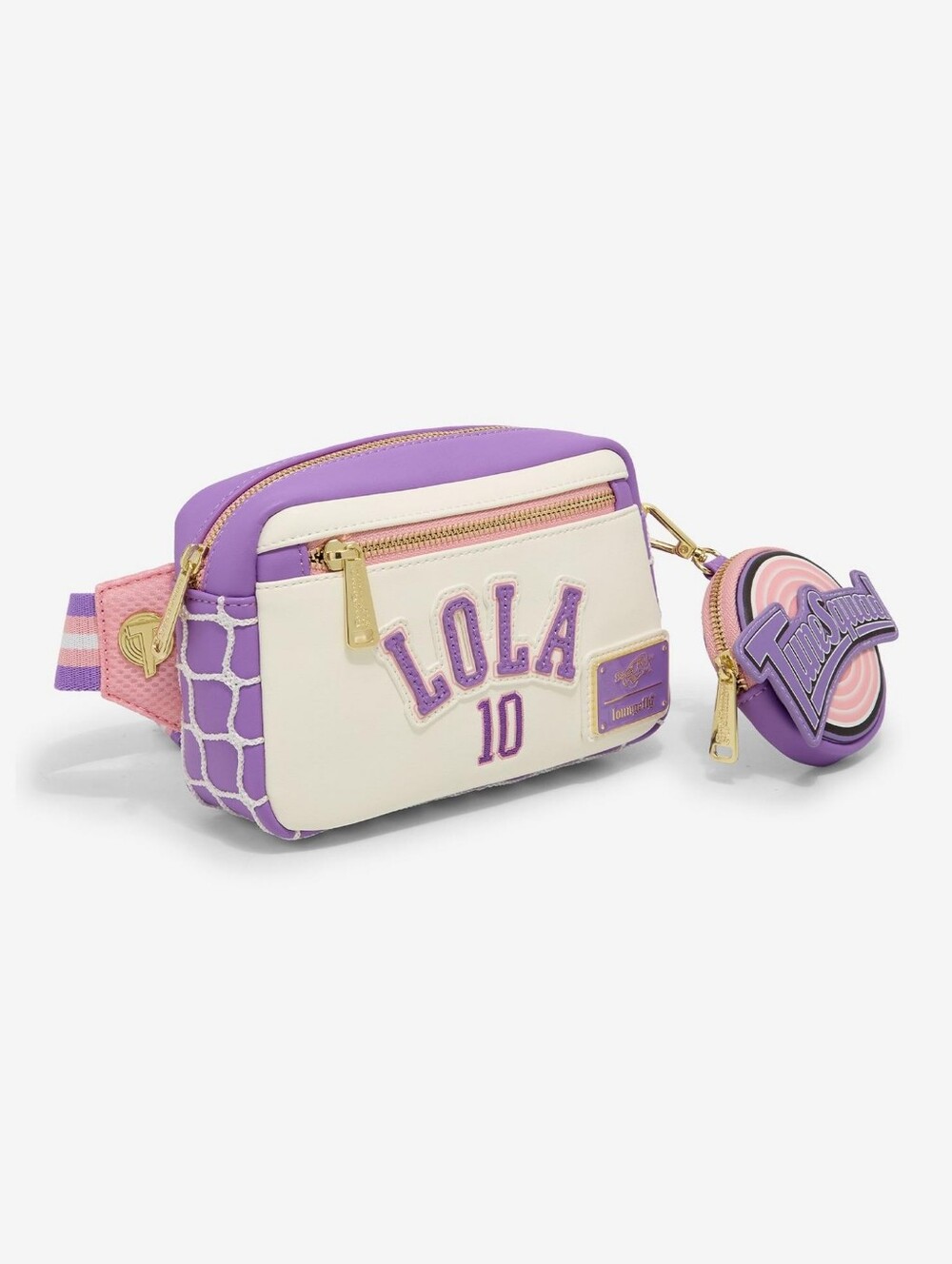 Loungefly Space Jam Lola Bunny Sling crossbody hip bum bag With Coin pouch NWT